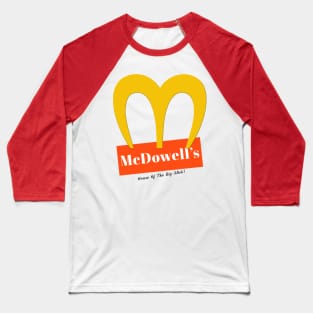 McDowell's - House Of The Big Mick White Baseball T-Shirt